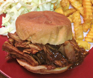 Apple Butter Barbeque Chicken Sandwiches