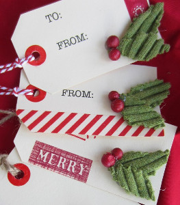 Embellished Holiday Gift Tags