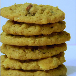 Cranberry White Chocolate Chip Oatmeal Cookies