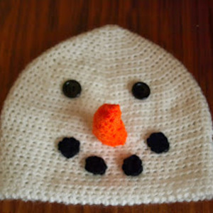 Frosty the Snowman Beanie Pattern
