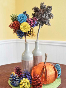 Radiant Pinecone Topiary