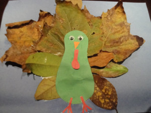 Fun Fall Leaves Turkey Craft