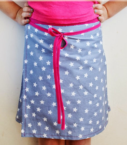 How to Make a Wrap Skirt for Girls