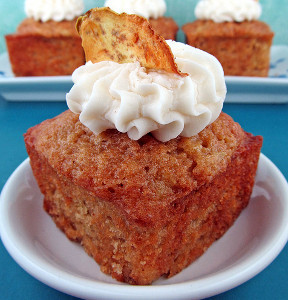 Zucchini Cupcakes with Cream Cheese Frosting