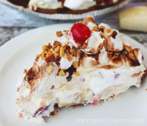 Incredibly Easy Banana Split Pie