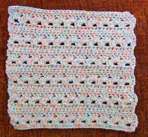 Jewels of the Desert Crocheted Dishcloth