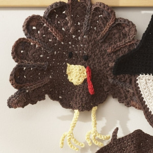 DIY Crochet Turkey Dishcloth