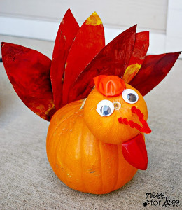 Silly Pumpkin Turkey Craft