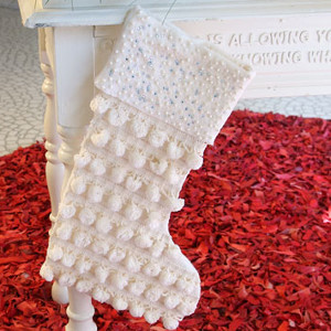 Stylish Homemade Stocking Stylish Homemade Stocking