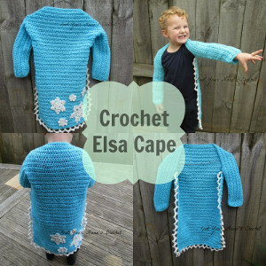 Snow Queen Crochet Cape