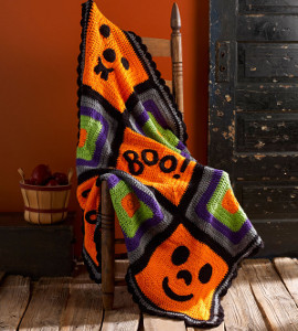 Fantastically Festive Halloween Crochet Afghan