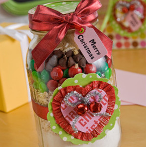 Red and Green Mason Jar Red and Green Mason Jar