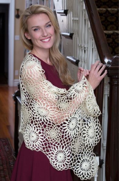 Galactic Crochet Shawl