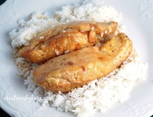 Light Slow Cooker Lemon Chicken