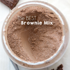 Easiest Homemade Brownie Mix