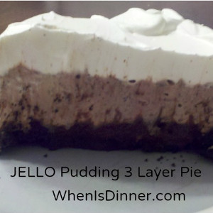 3-Layer Pudding Pie
