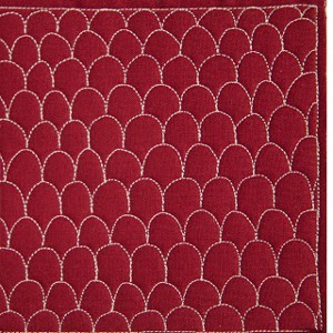 Japanese Sashiko Shell Free Motion Design