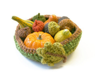 Thanksgiving Crochet Harvest Bowl