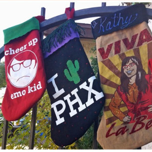 T-Shirt Stockings for the Holidays
