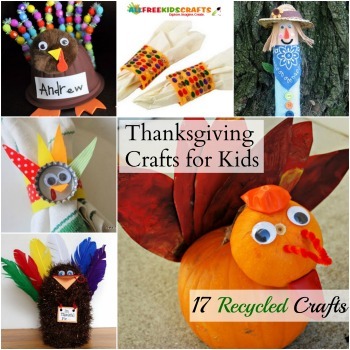 Recycled Thanksgiving Crafts for Kids