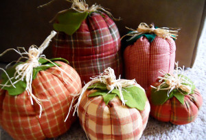 Simple DIY Fabric Pumpkins