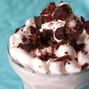 Strawberry Thin Mint Milkshake