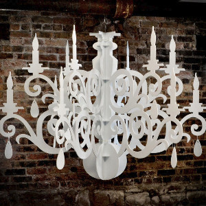 Elegant Silhouette DIY Chandelier