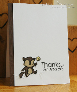 Cute Critter Clean and Simple Card