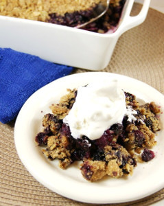 Dee-Lish Blueberry Crisp