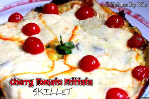 Cherry Tomato Frittata Skillet