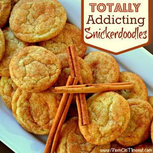 Totally Addicting Snickerdoodle Cookies