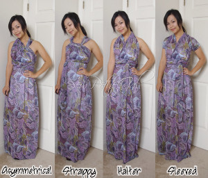 infinity maxi dress pattern