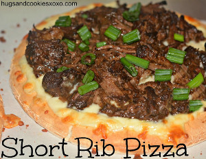 Slow Cooker Short Rib Pizza