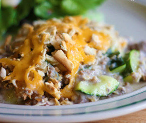 All Star Beefy Zucchini Casserole