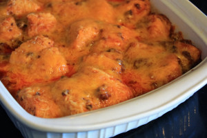 Bubblin' Beefy Enchilada Bake