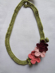 Blooming Marvelous Crochet Flower Necklace
