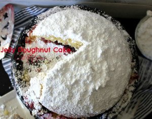 Jelly Doughnut Cake
