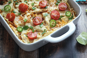 Mexican Chicken Tortilla Chip Casserole