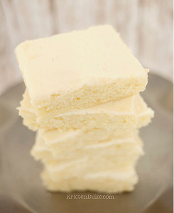 Fudgy Vanilla Brownie