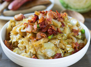 Sweet and Sour Cabbage with Bacon