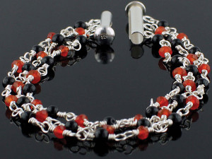 Black and Orange Halloween Bracelet Black and Orange Halloween Bracelet