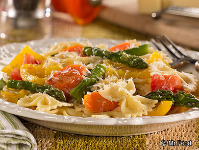 Rainbow Pasta Primavera