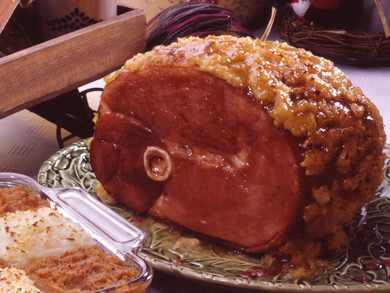 Pineapple Crusted Ham