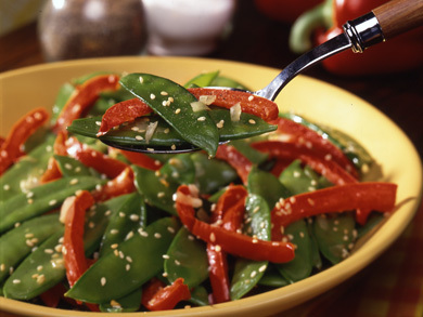 Sesame Snow Peas