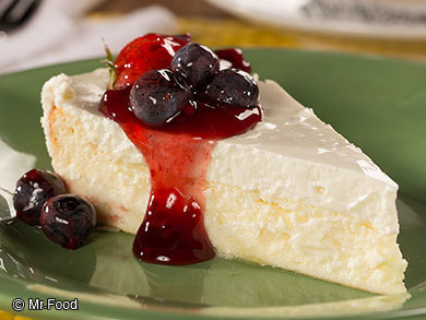 Crustless Cheesecake Crustless Cheesecake
