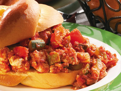 Chunky Garden Sloppy Joes