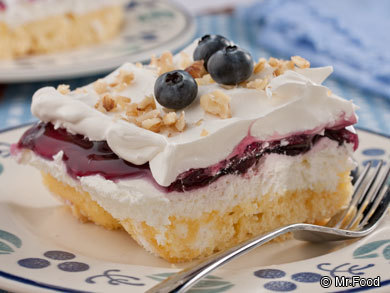 Blueberries 'n' Cream Cake