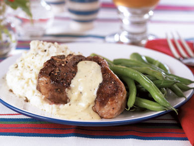 Creamy Dijon Lamb Chops