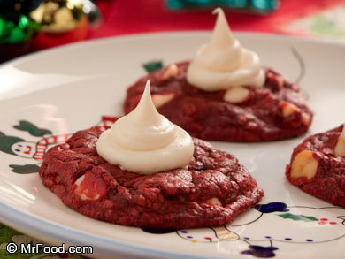 Snowcapped Red Velvet Cookies Snowcapped Red Velvet Cookies