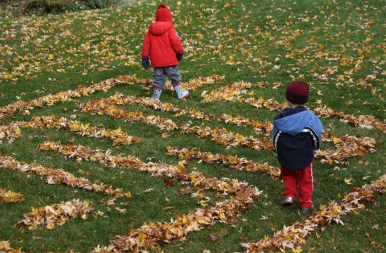 How to Make a Leaf Maze